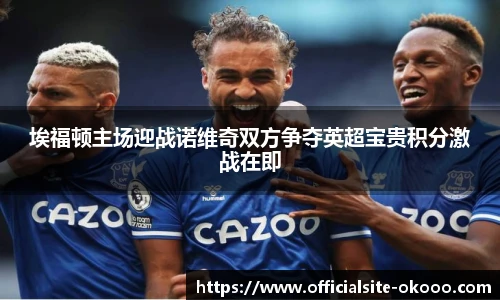 埃福顿主场迎战诺维奇双方争夺英超宝贵积分激战在即
